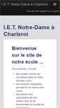 Mobile Screenshot of iet-notredame.info