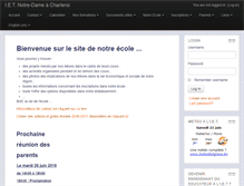 Tablet Screenshot of iet-notredame.info